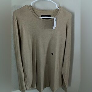 Abercrombie & Fitch Soft Beige Knit Top
